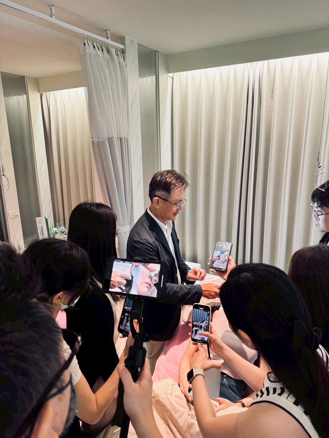 逆時針施打示範