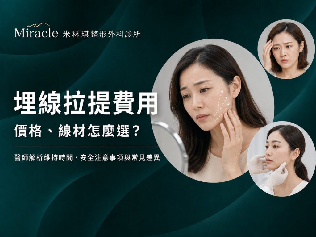 埋線拉提費用多少?線材價格、維持時間與安全注意事項